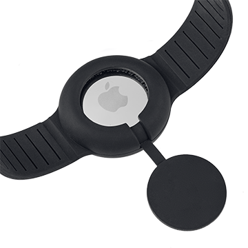 QR Code Medical ID Wristband with Location Tracker, Black, large image number 4